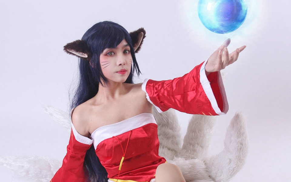 性感嫩模lol九尾妖狐cosplay写真