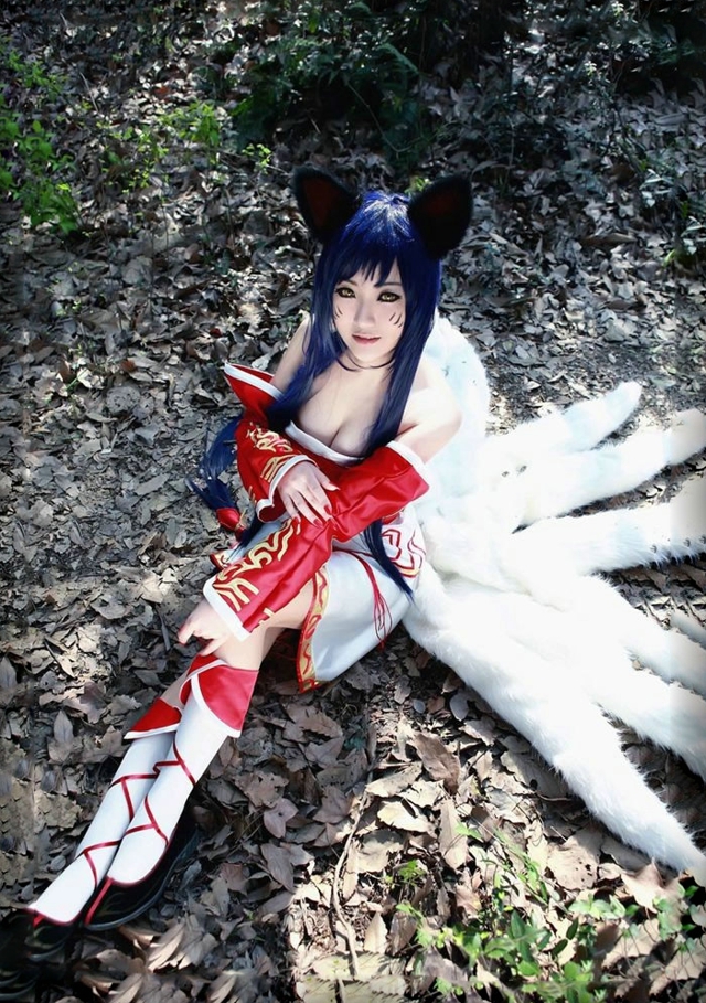 英雄联盟呆萌可爱女生百变英雄cosplay