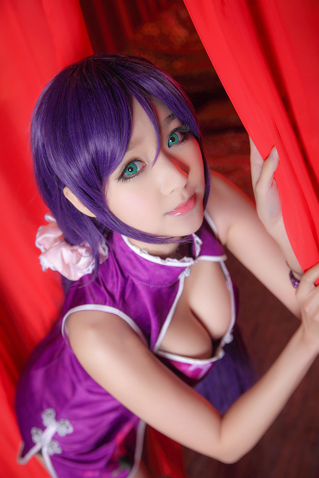 lovelive东条希唯美旗袍cosplay