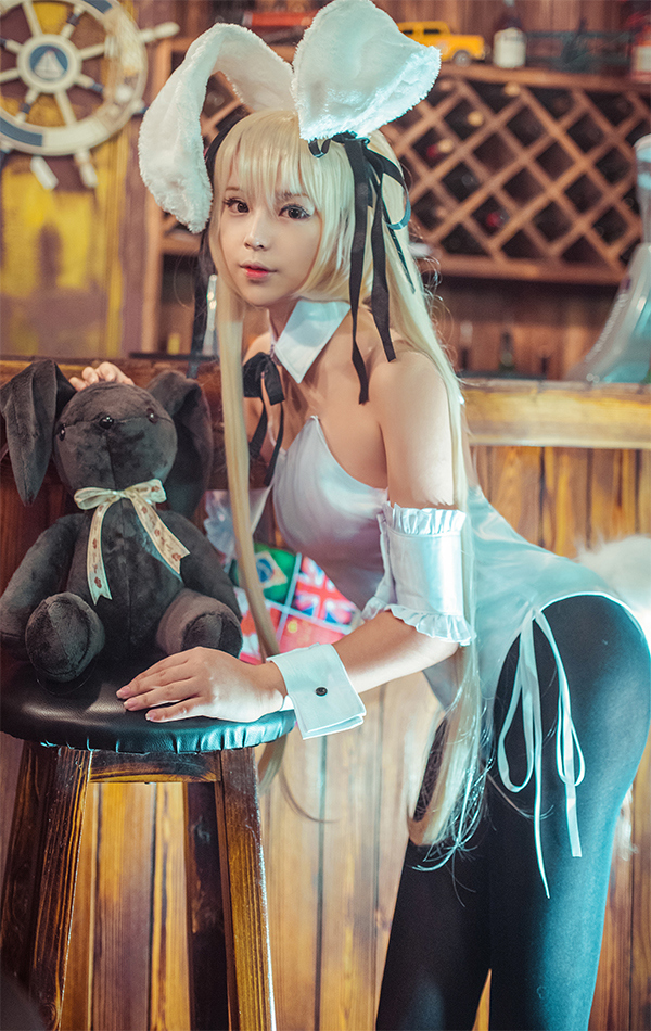 性感酒吧兔女郎春日野穹唯美cosplay