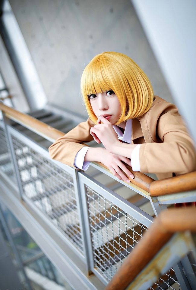 监狱学园绿川花校园制服cosplay