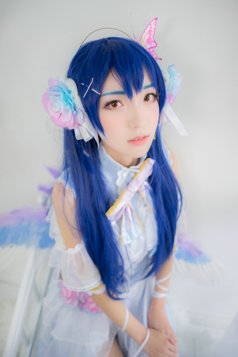 LoveLive!园田海未cos感谢祭白色情人节觉醒ver