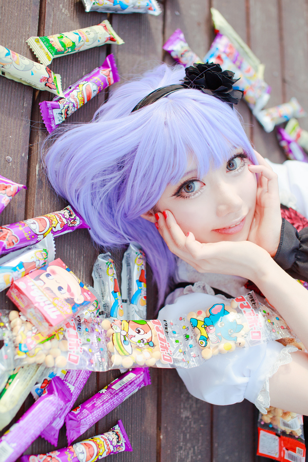粗点心战争枝垂萤白皙靓丽同人cosplay