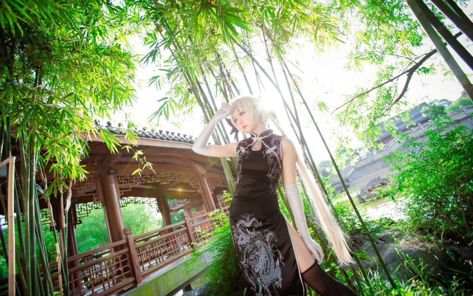 金瓶少女黑丝旗袍美女穹妹春日野穹