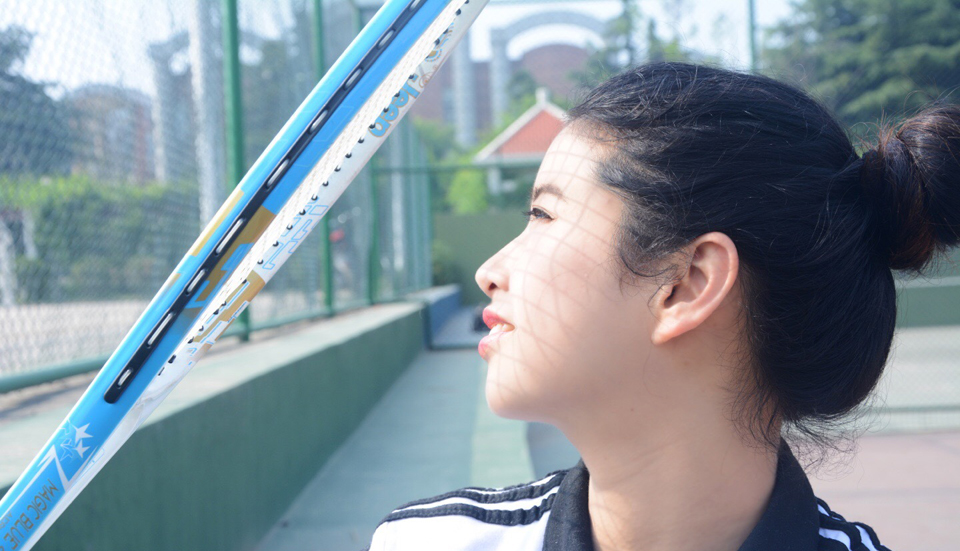 活力少女网球写真运动可人