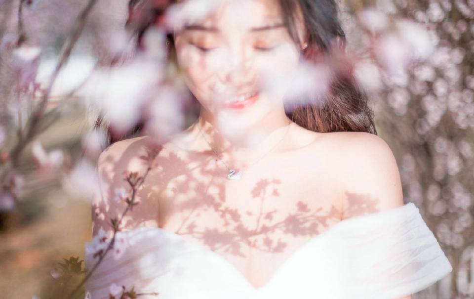 气质优雅美女清新唯美意境写真