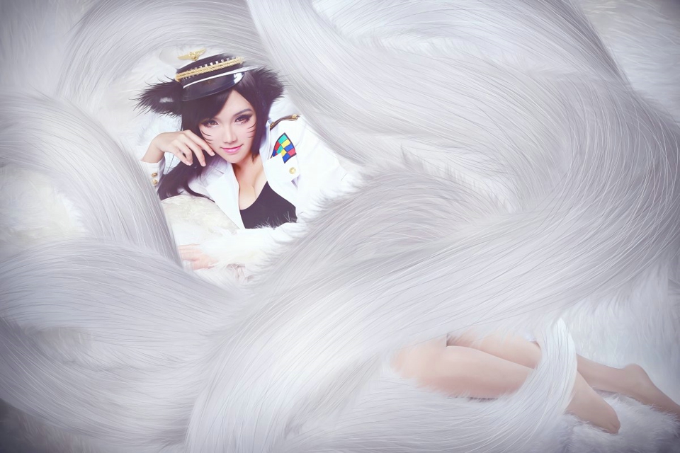 性感女神福利英雄联盟九尾妖狐阿狸同人cos