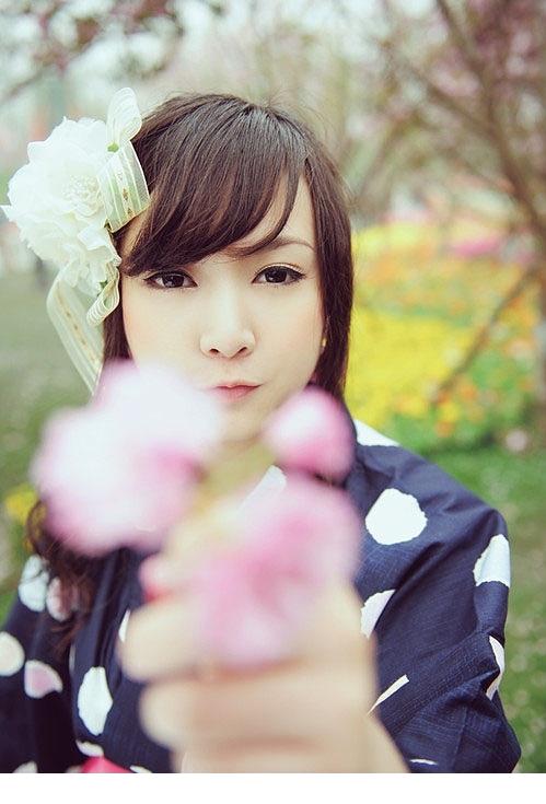 可爱日本和服美少女图片