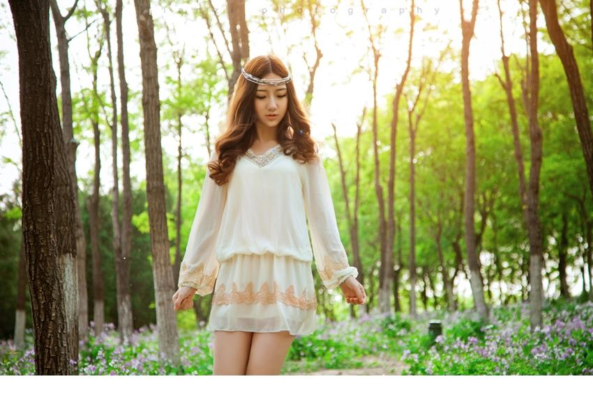 森林的小精灵清新甜美如邻家小妹