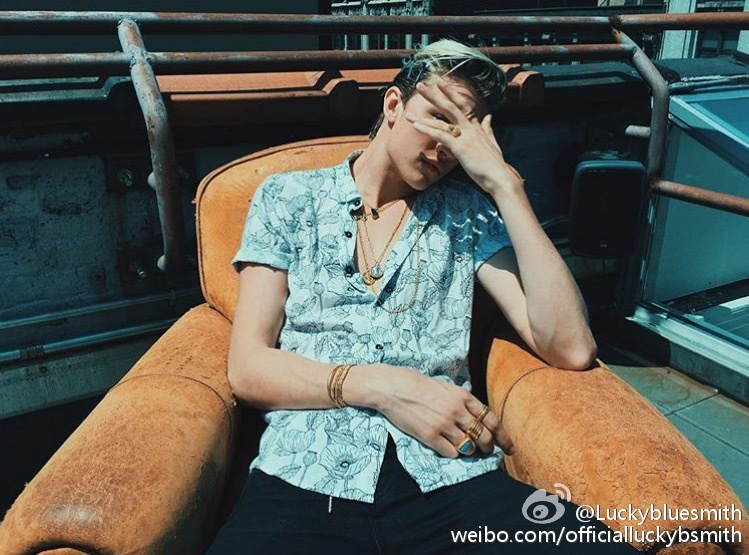 欧美男模lucky blue smith帅气写真图片