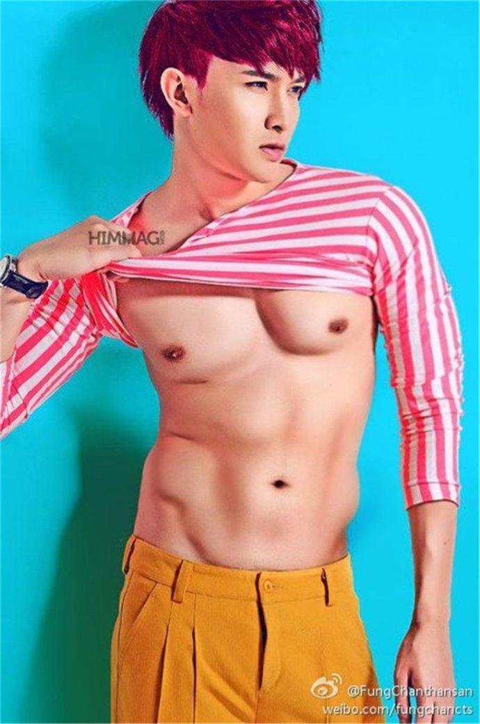 美中混血男模陈潭山写真图片大全