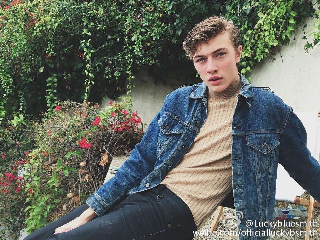 欧美男模lucky blue smith帅气写真图片