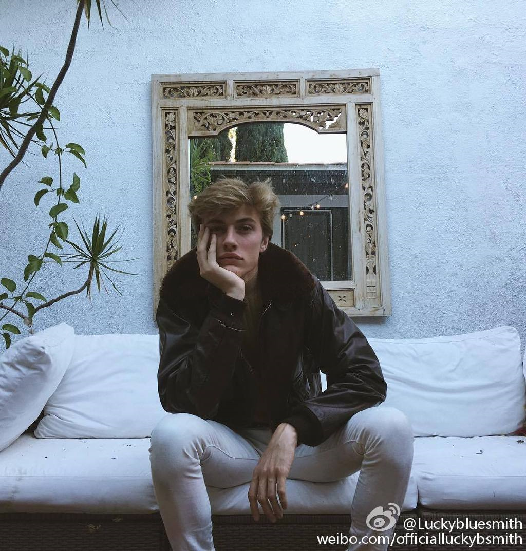 欧美男模lucky blue smith帅气写真图片