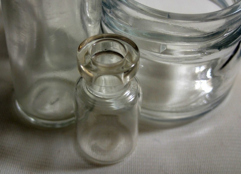 清新的玻璃瓶与花图片(11张)