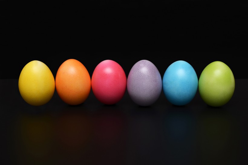 彩色的鸡蛋高清图片(15张)