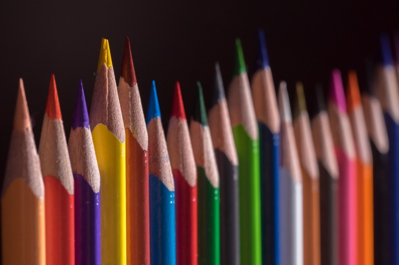 多彩的彩色铅笔图片(15张)