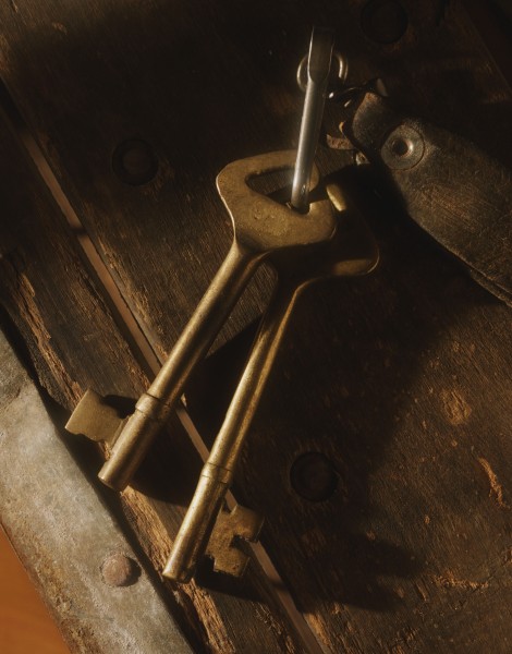 陈旧的钥匙和锁图片(3张)