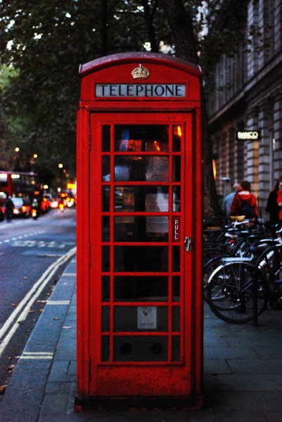红色的电话亭图片(10张)