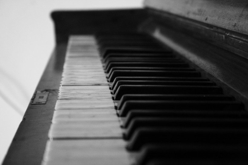 钢琴的黑白键盘图片(10张)