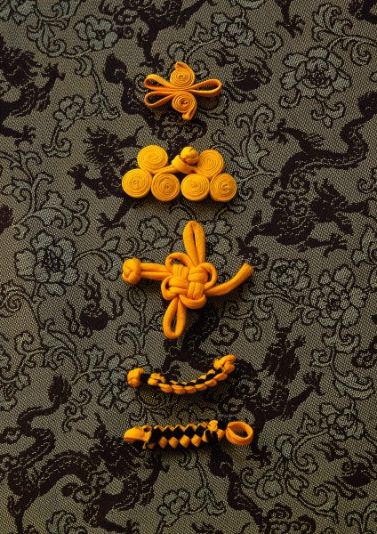 复古的旗袍扣图片(14张)