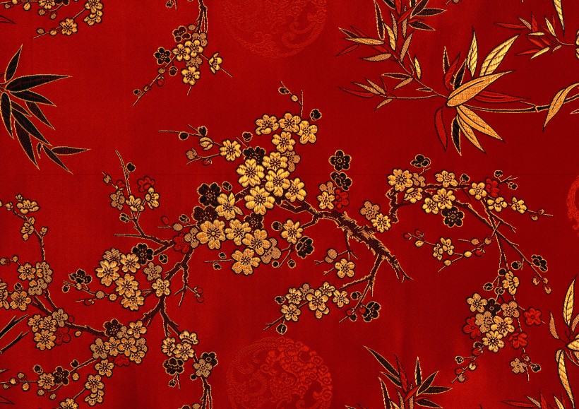 中国丝绸花纹图片(16张)