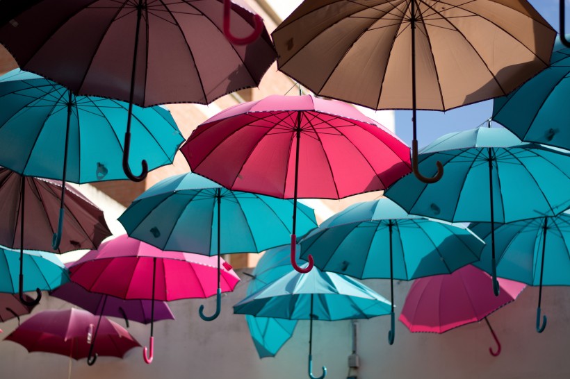 唯美雨伞图片(7张)
