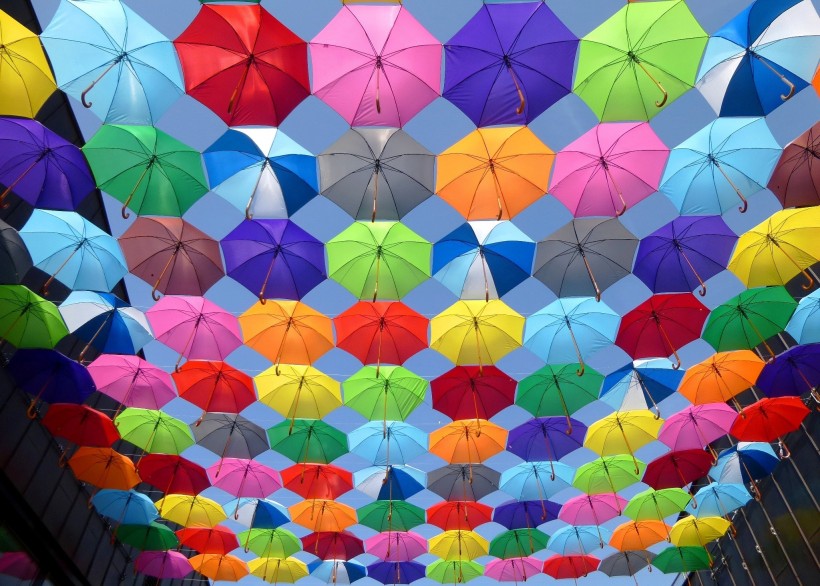 雨伞长廊图片(11张)