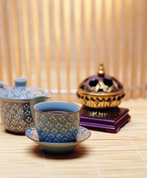 西式茶具花茶图片(8张)