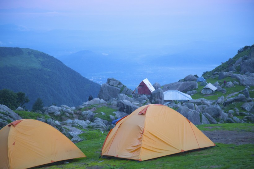 旅行搭建的帐篷图片(10张)