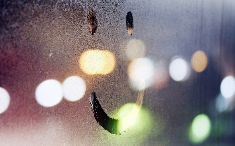 雨后的玻璃窗图片(28张)