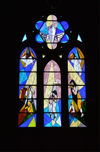 教堂玻璃彩色花窗图片(19张)
