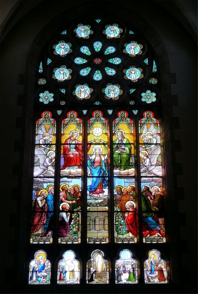 教堂玻璃彩色花窗图片(19张)