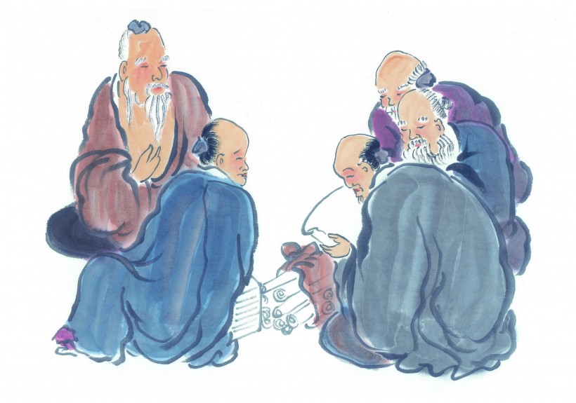 传统男性形象绘画图片(131张)