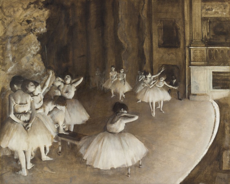 埃德加·德加绘画之芭蕾舞系列图片(18张)