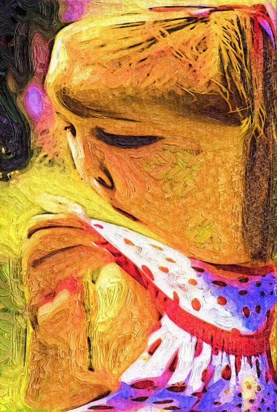 抽象儿童油画图片(22张)