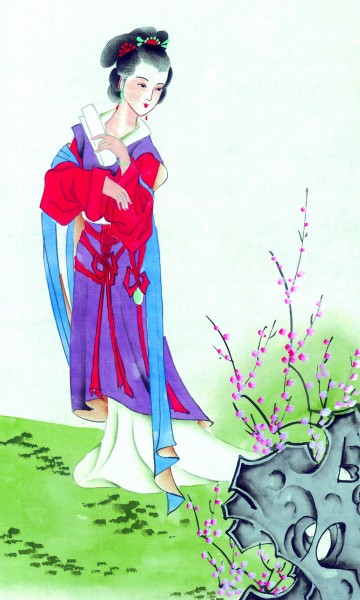 红楼梦人物绘画图片(56张)