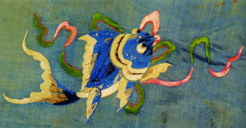 金鱼刺绣图案图片(11张)