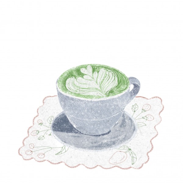 抹茶味道甜品甜点插画图片(9张)