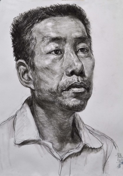 逼真人物素描图片(20张)
