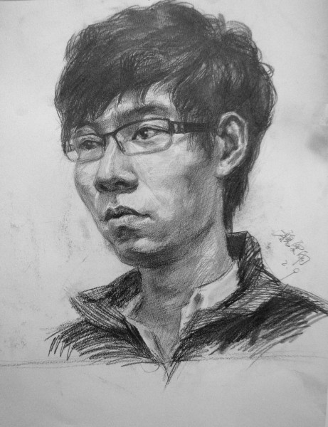逼真人物素描图片(20张)