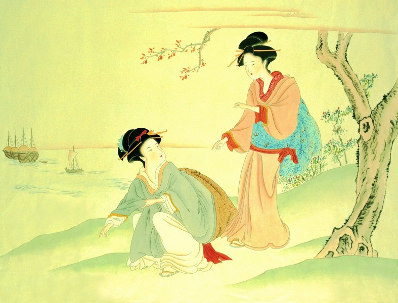唐代仕女图片(40张)