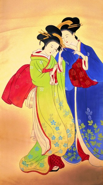 唐代仕女图片(40张)