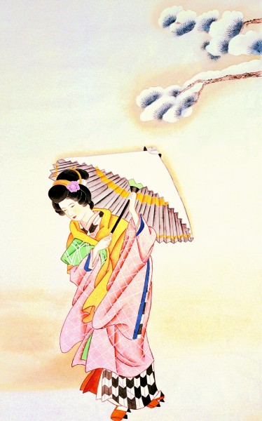 唐代仕女图片(40张)
