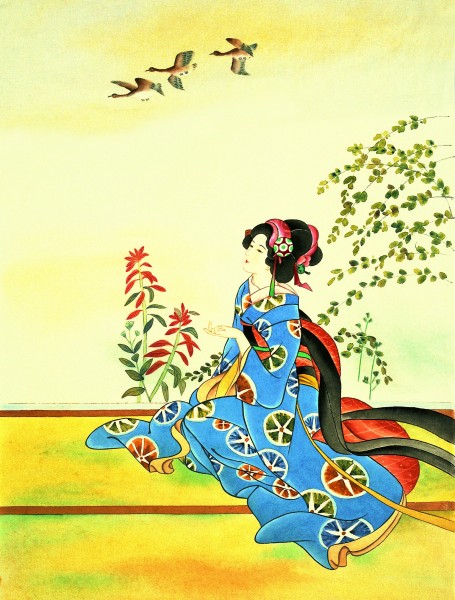 唐代仕女图片(40张)
