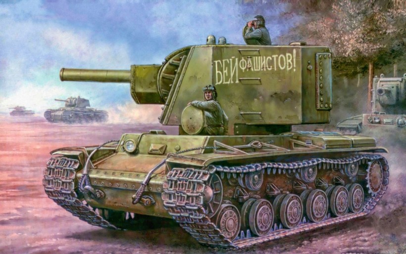 逼真军用坦克油画图片(8张)