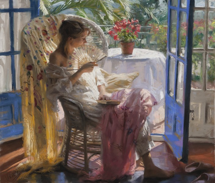 Vicente Romero Redondo婀娜多姿女性油画图片(32张)