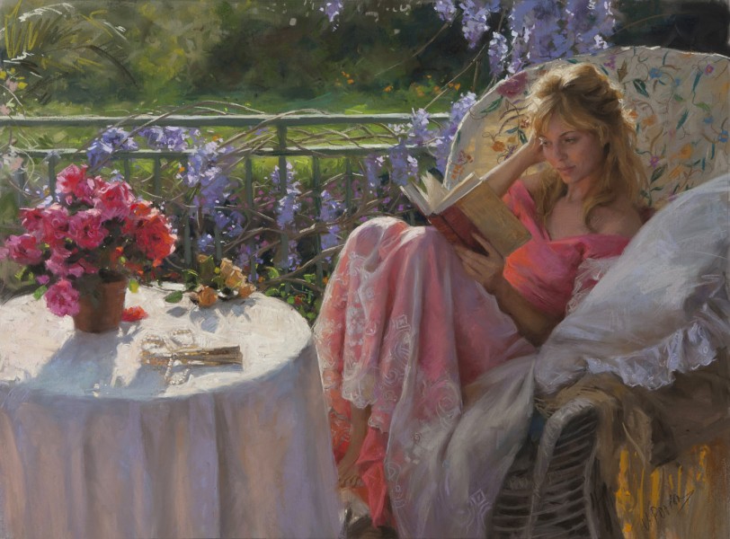 Vicente Romero Redondo婀娜多姿女性油画图片(32张)