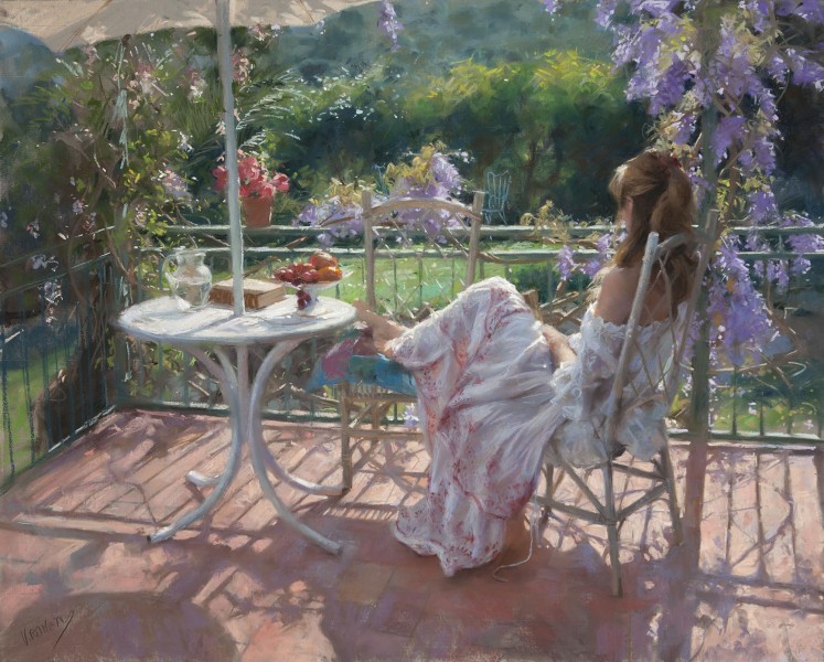 Vicente Romero Redondo婀娜多姿女性油画图片(32张)