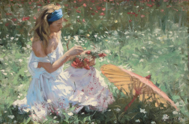 Vicente Romero Redondo婀娜多姿女性油画图片(32张)