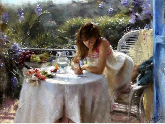 Vicente Romero Redondo婀娜多姿女性油画图片(32张)